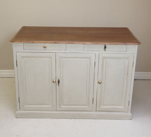 OLD FRENCH SHOP COUNTER / KITCHEN ISLAND